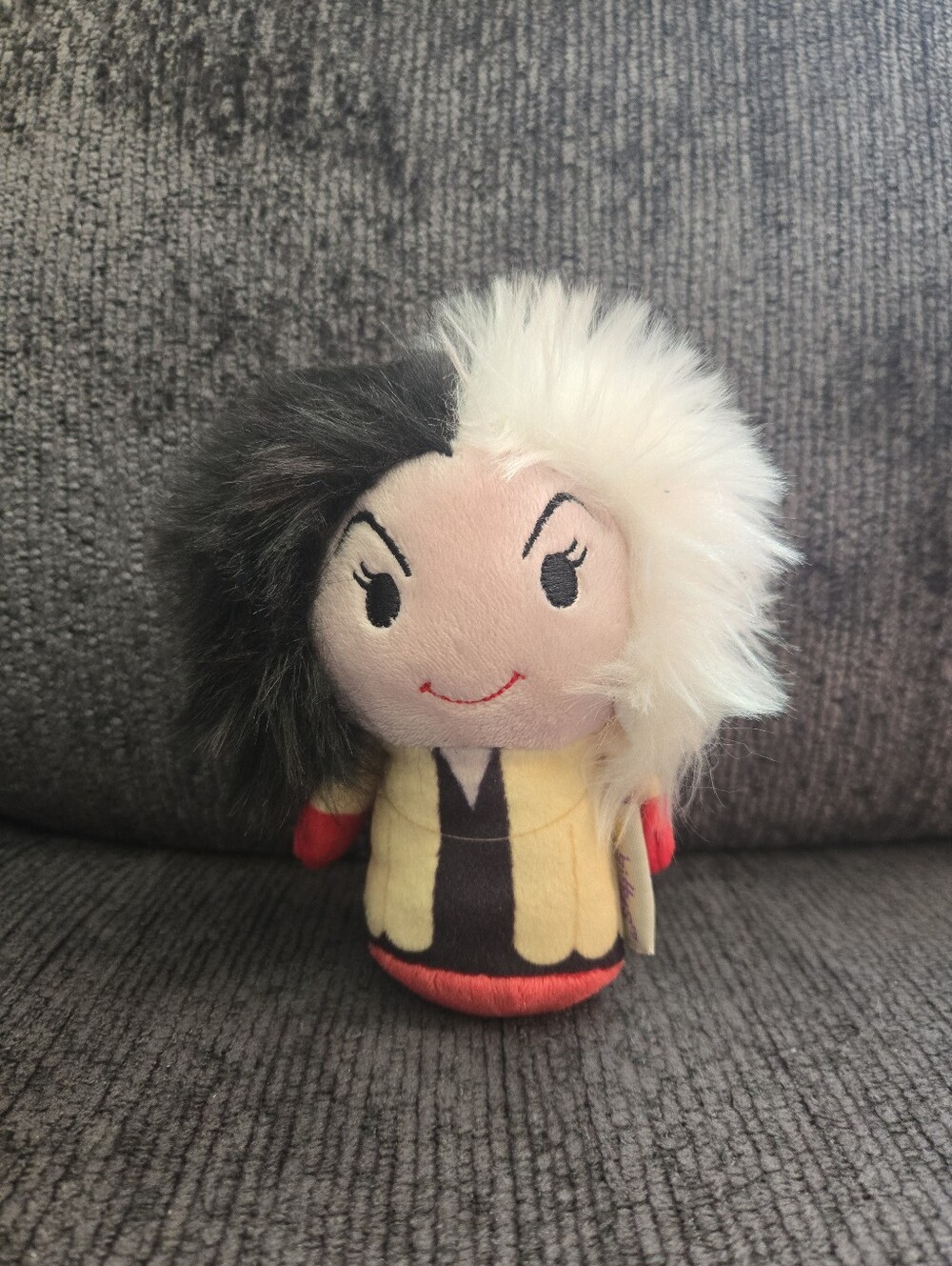 Disney Itty Bittys Cruella de Vil Hallmark Villains 101 Dalmatians 5" Plush